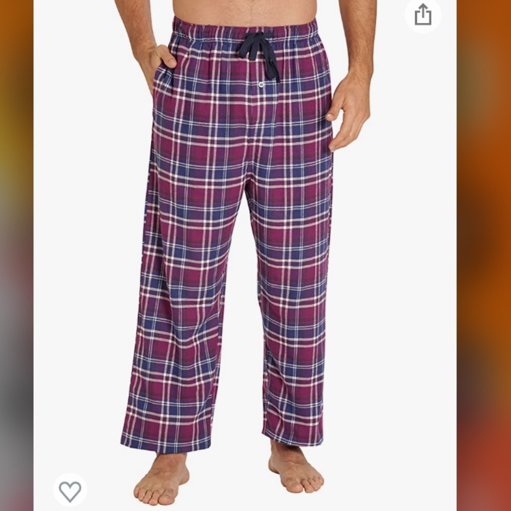 Mens Large Tall Flannel Pajama Pants